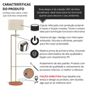 Ver imagem 5 de Luminária Salone Base Aço com Madeira Champanhe Cúpula Palha