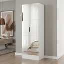 Ver imagem 1 de Sapateira Multiuso Marica Premium 2 Portas com Espelho Carioca Moveis Branco