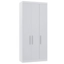 Ver imagem 1 de Guarda Roupa Modulado 101,50cm 3 Portas Alpes Luciane Móveis