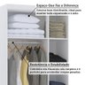 Guarda Roupa Modulado 101,50cm 3 Portas Alpes Luciane Móveis - 5