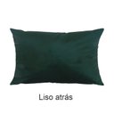 Ver imagem 5 de Kit 2 Capas para Almofada Drapeada em Veludo Retangular Verde Escuro