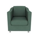 Ver imagem 2 de Poltrona Decorativa Tilla Suede Verde