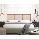 Ver imagem 1 de Painel Cabeceira Box King 1,95 Madeira Suede Bege - Comprar Moveis em Casa