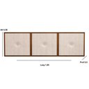 Ver imagem 2 de Painel Cabeceira Box King 1,95 Madeira Suede Bege - Comprar Moveis em Casa