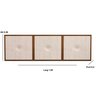 Painel Cabeceira Box King 1,95 Madeira Suede Bege - Comprar Moveis em Casa - 2