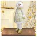 Ver imagem 1 de Decoração Natal Boneco de Neve Dourado Natalina 58cm