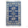 Tapete Kilim Antep 100% Algodão Azul 001 240x3m - 1