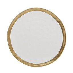 Prato Raso Wolff Dubai de Porcelana Branco 25 cm - 1