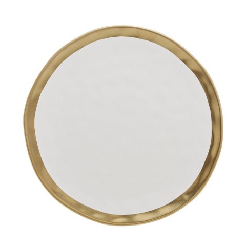 Prato Raso Wolff Dubai de Porcelana Branco 25 cm
