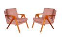 Ver imagem 1 de KIT 2 POLTRONA DECORATIVA MONA LUXO - 0125 Rosa