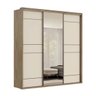 Guarda Roupa Casal 3 Portas 1 Espelho 100% Mdf Qualitá Belmax - 4