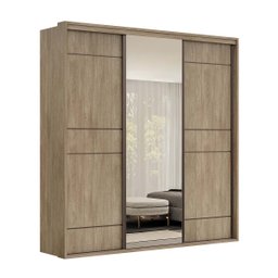 Guarda Roupa Casal 3 Portas 1 Espelho 100% Mdf Qualitá Belmax - 3 Guarda Roupa Casal 3 Portas 1 Espelho 100% Mdf Qualitá Belmax - 3