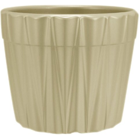 Cachepô Vaso Decorativo Planta Home&co Cerâmica 10x12x12cm Bege
