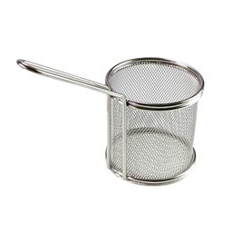 Kit 5 Cesta para Servir Porções Fritas Frango Salgados Petiscos Restaurante Hamburgueria - 4