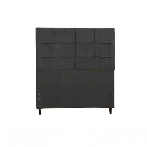 Cabeceira Estofada Box Casal Encosto para Cama Hylux 144x126 Cm Preto