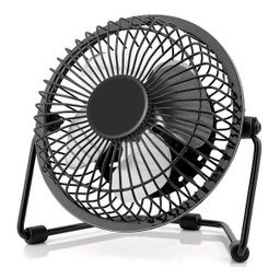 Mini Ventilador de Mesa Usb Portátil Ferro Silencioso Not Pc - 2