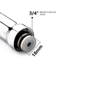 Ver imagem 4 de Torneira Bancada Cozinha Color Gourmet Vermelha 02 Jatos