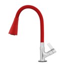 Ver imagem 1 de Torneira Bancada Cozinha Color Gourmet Vermelha 02 Jatos