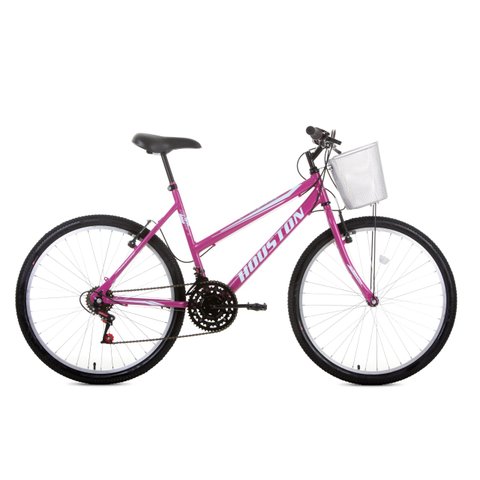 Bicicleta Houston Foxer Maori Aro 26 21V Rosa
