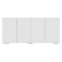 Ver imagem 7 de Aparador Buffet Multimóveis Veneza 4 Portas FG3557 Branco