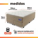 Ver imagem 3 de Cama Box Queen Colchão Ortopédico Magnus Molas Superlastic Pillow Top Hip Sleep