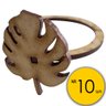 Kit 10 Porta Guardanapos Costela de Adão Mdf Cru 3mm - 2