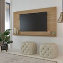 Ver imagem 3 de Painel Tv 60" Slim Carvalho