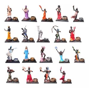 Kit 19 Orixás da Umbanda Estatuetas Porta Vela Resina 15 Cm