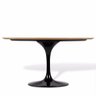 Mesa De Jantar Tulipa Saarinen Redonda 120 Cm Freijó Preto - 2