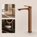 Ver imagem 1 de Torneira Monocomando Atenas Rose Gold Escovada Alta Goldenx