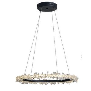 Pendente Bella ASTER OC024B LED 28W 3.000K Preto 60 Diametro