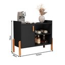 Ver imagem 4 de Aparador Café Luxor Preto