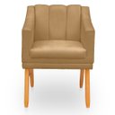 Ver imagem 6 de Kit Poltrona Cadeira para Sala Confortável e Moderna Mila Suede