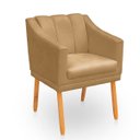 Ver imagem 5 de Kit Poltrona Cadeira para Sala Confortável e Moderna Mila Suede