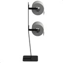 Ver imagem 3 de Porta Papel Higiênico de Chão Duplo Suporte Preto Oslo