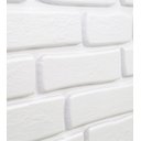 Ver imagem 4 de Kit 4 Placas Revestimento de Parede PVC 3d Alto Relevo Tijolinho Branco