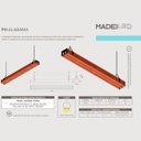 Ver imagem 6 de Pendente Led Alabama 36w 4000lm Bivolt Madeira Maciça com Corrente