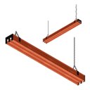 Ver imagem 3 de Pendente Led Alabama 36w 4000lm Bivolt Madeira Maciça com Corrente