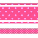 Ver imagem 1 de Faixa Decorativa Poá Rosa- Kit 2 unidades