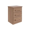 Ver imagem 3 de Mesa Cabeceira Baião C- 3 Gavetas Rovere-amêndoa - Lopas