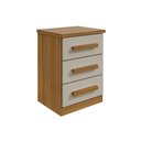 Ver imagem 5 de Mesa Cabeceira Baião C- 3 Gavetas Rovere-amêndoa - Lopas