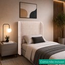 Ver imagem 5 de Cabeceira Solteiro 100 cm com Frame Imperial Linho Rose Impo