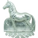 Ver imagem 1 de Porta Espeto em Alumínio Parede Modelo Cavalo Churrasco 30cm