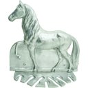 Ver imagem 3 de Porta Espeto em Alumínio Parede Modelo Cavalo Churrasco 30cm