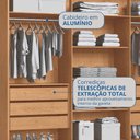 Ver imagem 5 de Guarda Roupa Casal Brescia 3387A 6 Portas 6 Gavetas MDP Cedro-Duna Móveis Castro