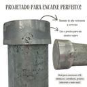 Ver imagem 5 de Kit 4 Tampão Alumínio para Tubo ou Cano Redondo 3 Pol 93mm