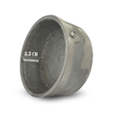 Ver imagem 4 de Kit 4 Tampão Alumínio para Tubo ou Cano Redondo 3 Pol 93mm