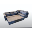 Ver imagem 2 de Sofá de Canto Sfc_mm 08 que Se Transforma em Sofá Cama de Casal Resistente e Confortável em Aquabloc