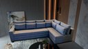 Ver imagem 1 de Sofá de Canto Sfc_mm 08 que Se Transforma em Sofá Cama de Casal Resistente e Confortável em Aquabloc