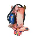 Ver imagem 3 de Suporte para Abafador de Ruidos Fofinho com Abafador Azul para Autistas Coleção Tea e Amor Supfem009